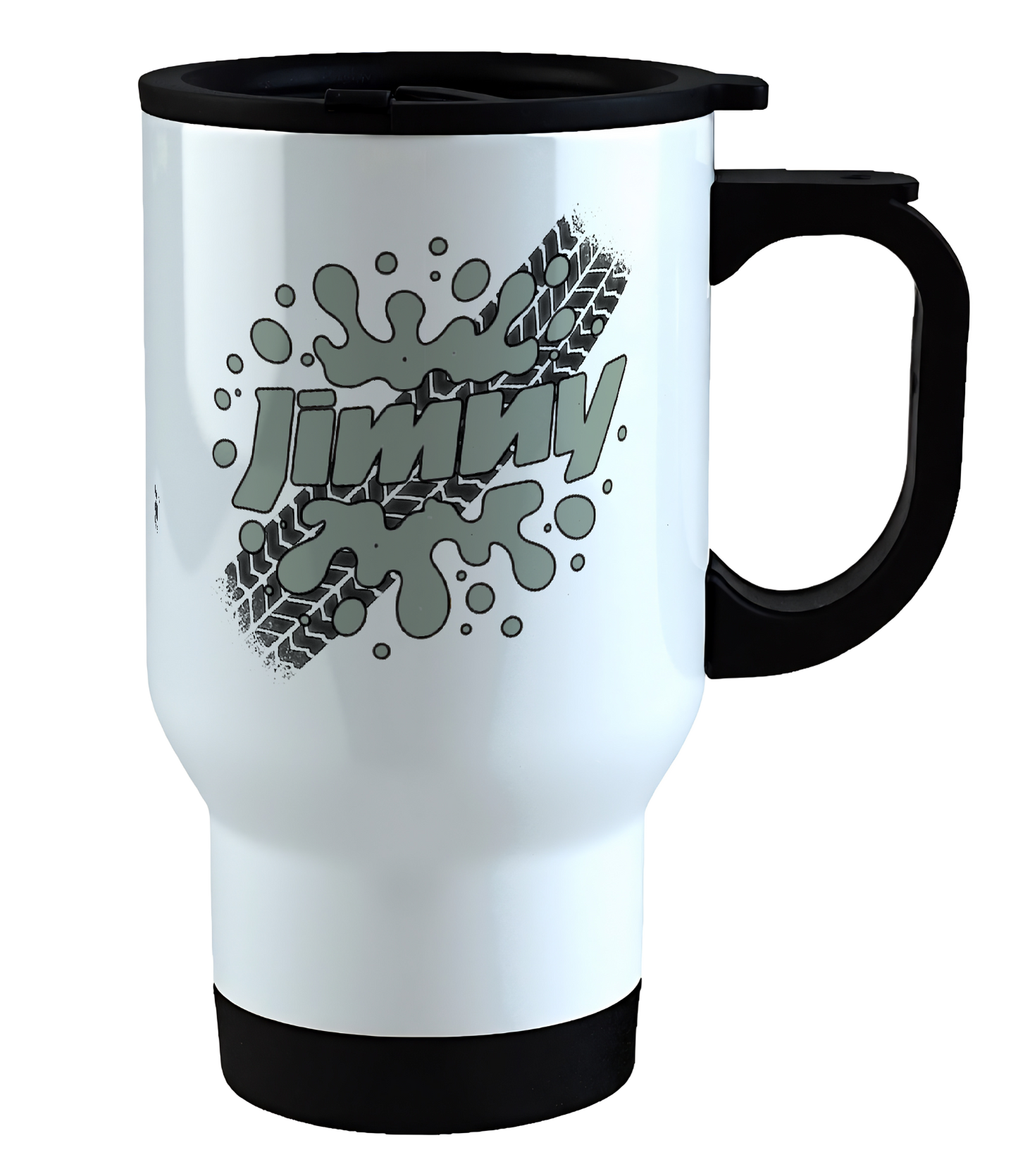 Offroad adventure, Charcoal Suzuki Jimny edition, coffee mug