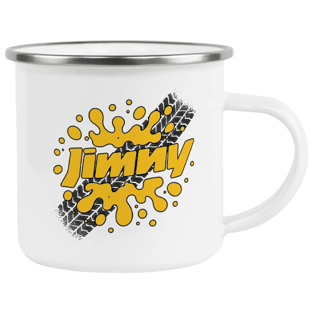 Offroad adventure, Yellow Suzuki Jimny edition, coffee mug