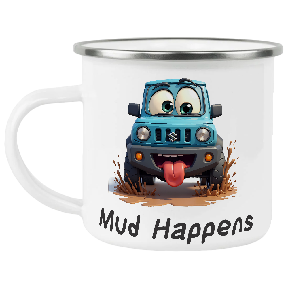 Offroad adventure, Playful Blue Suzuki Jimny edition, coffee mug