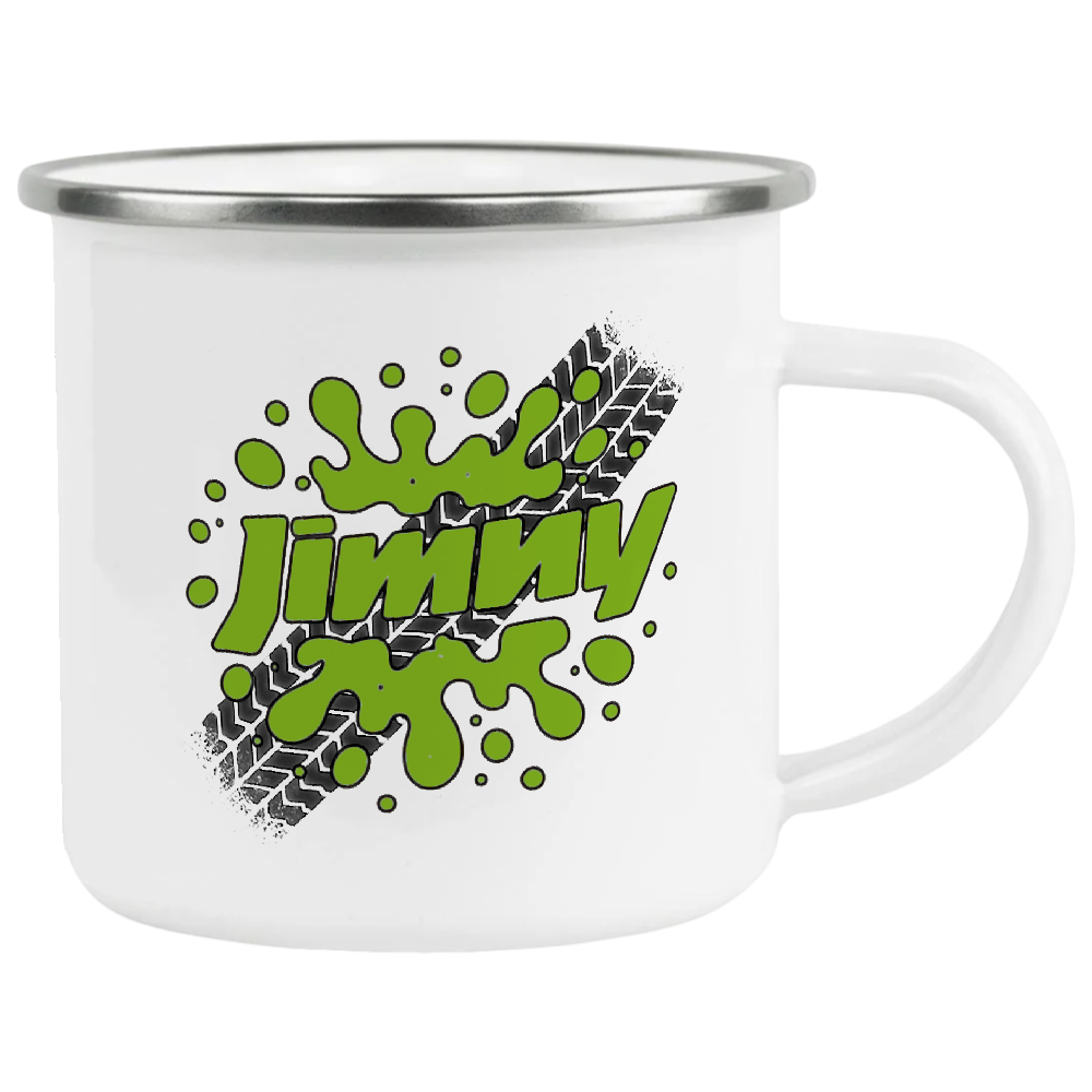 Offroad adventure, Playful Green Suzuki Jimny edition, coffee mug