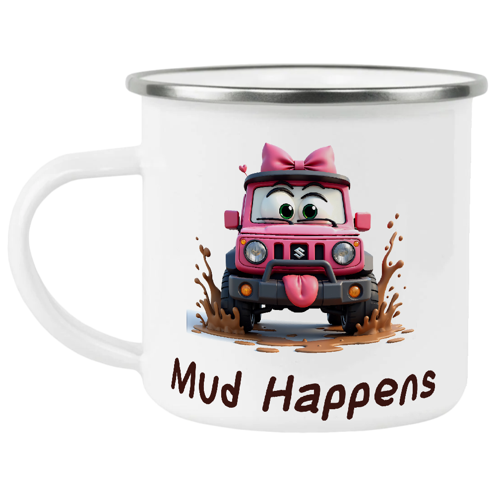 Offroad adventure, Playful Pink Suzuki Jimny edition, coffee mug