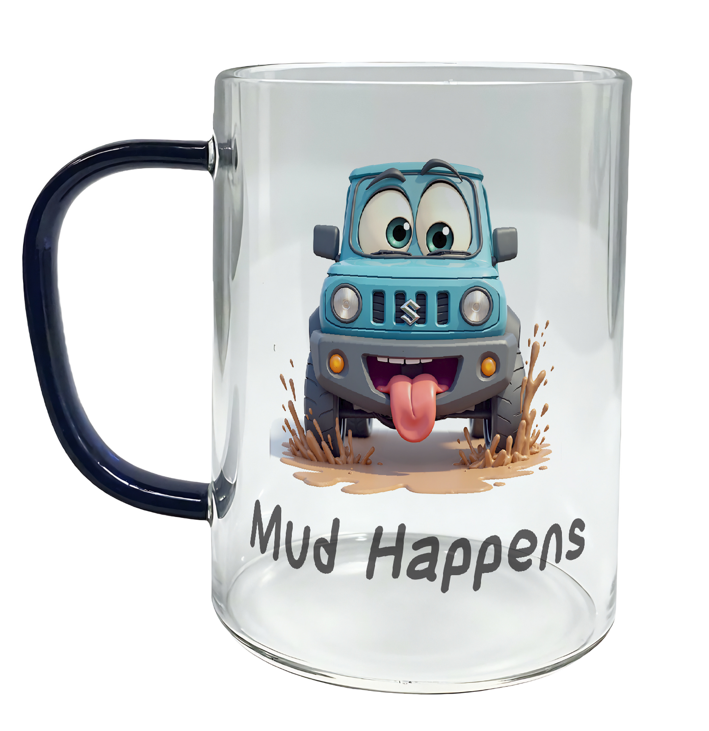 Offroad adventure, Playful Blue Suzuki Jimny edition, coffee mug