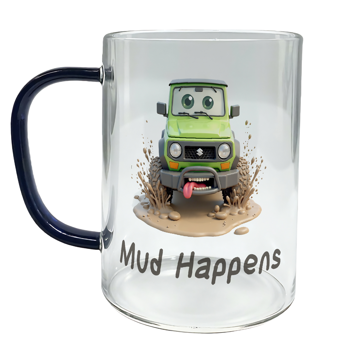 Offroad adventure, Playful Green Suzuki Jimny edition, coffee mug