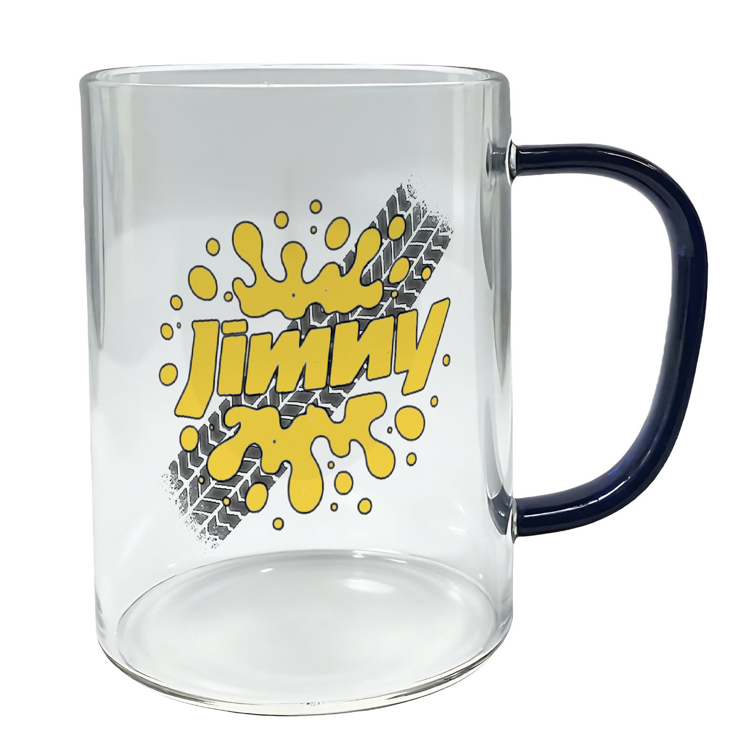 Offroad adventure, Playful Yellow Suzuki Jimny edition, coffee mug