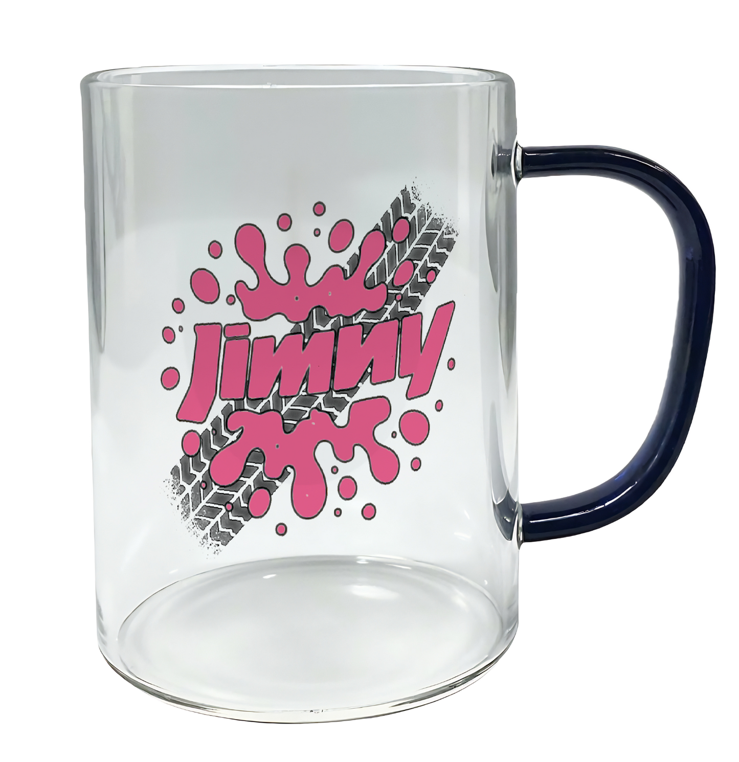 Offroad adventure, Playful Pink Suzuki Jimny edition, coffee mug