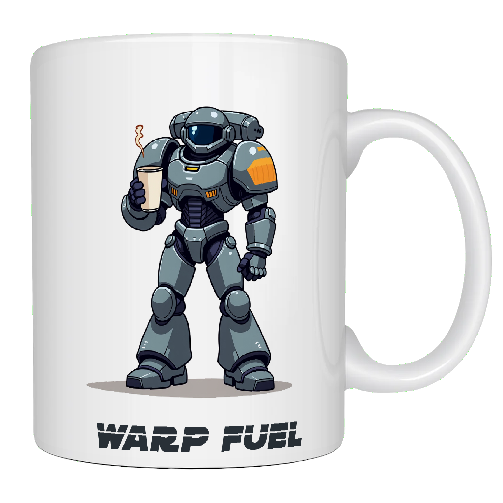 Space Marine, Grey, Sci-Fi Coffee Mug