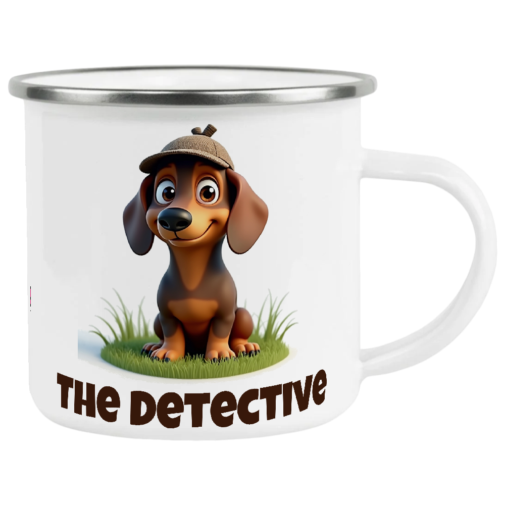 Dachshund, The Detective, Coffee Mug, Wollies Shelter