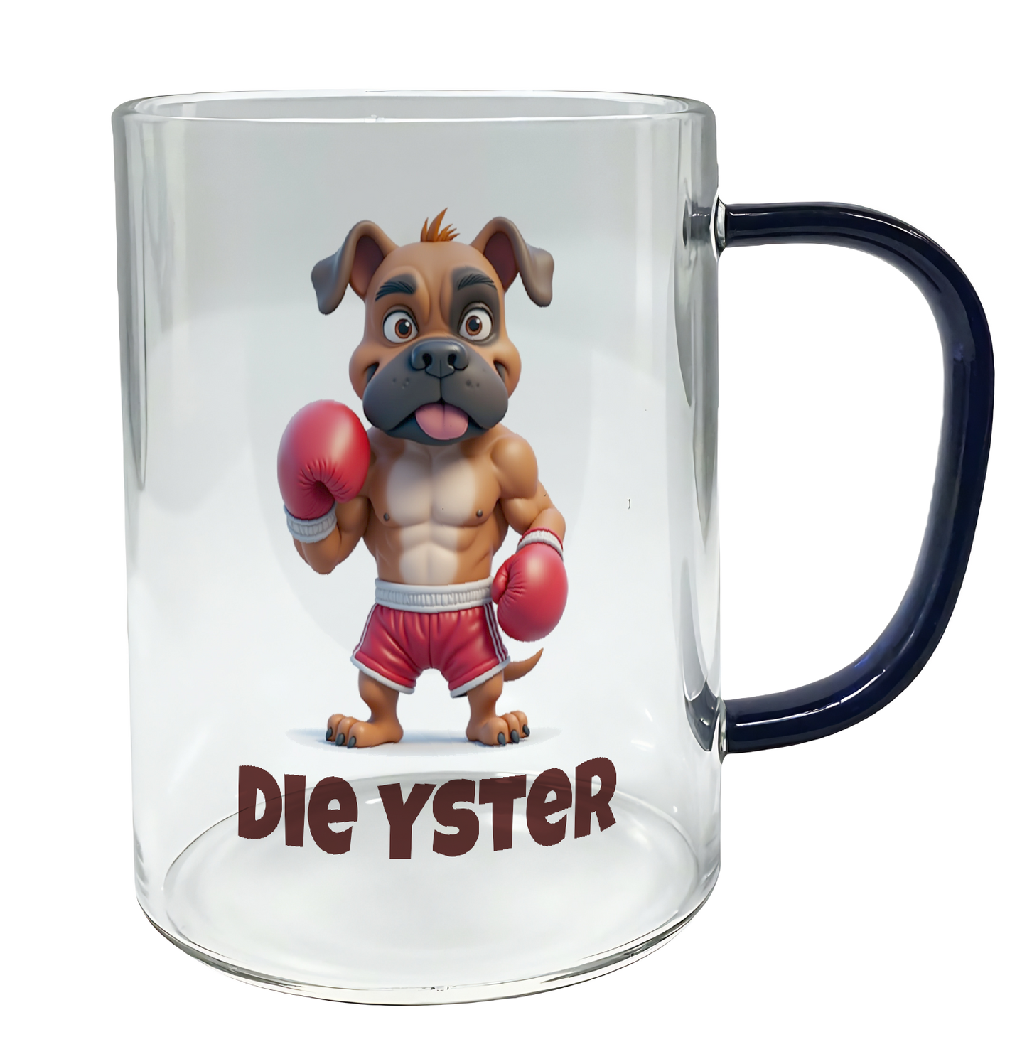 Boxer, Die Yster, Coffee Mug, Wollies Shelter