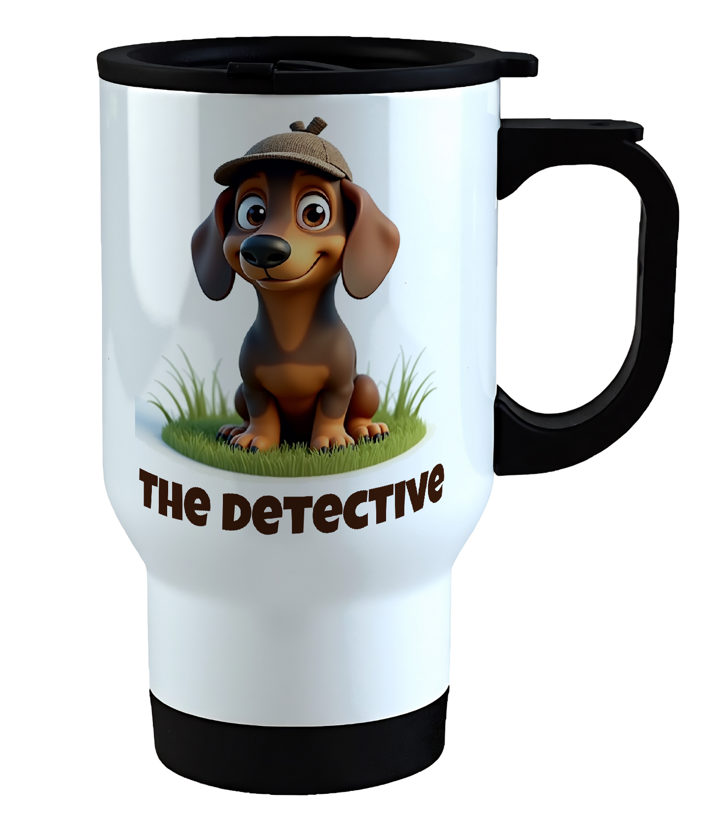 Dachshund, The Detective, Coffee Mug, Wollies Shelter