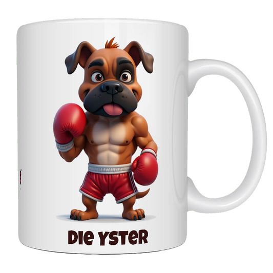 Boxer, Die Yster, Coffee Mug, Wet Nose Charity