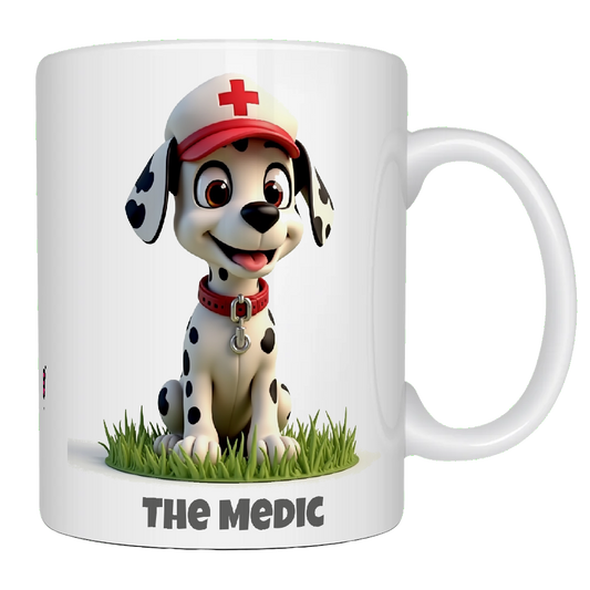 Dalmation, The Medic, Coffee Mug, Wet Nose Charity