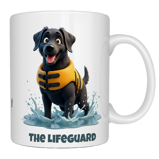 Labrador, The Lifeguard, Coffee Mug, Wet Nose Charity