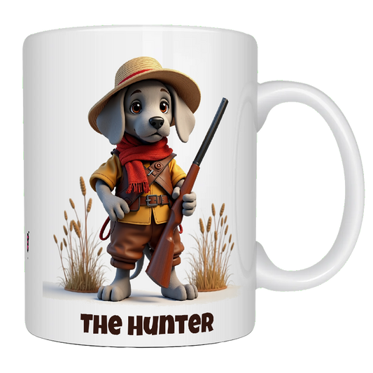 Weimaraner, The Hunter, Coffee Mug, Wet Nose Charity