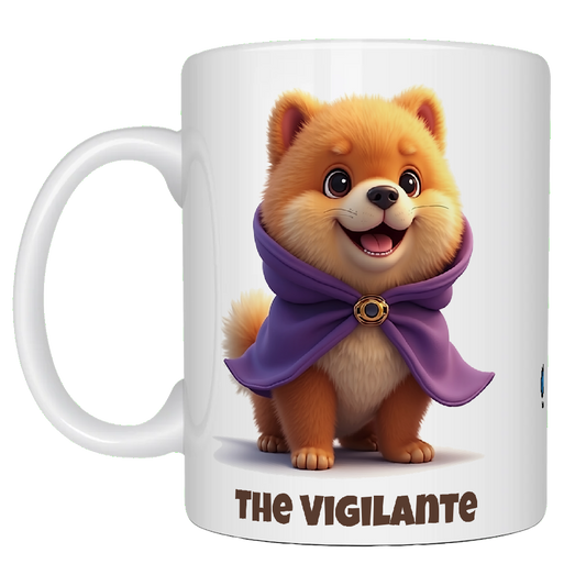 Chow, The Vigilante, Coffee Mug, Wet Nose Charity