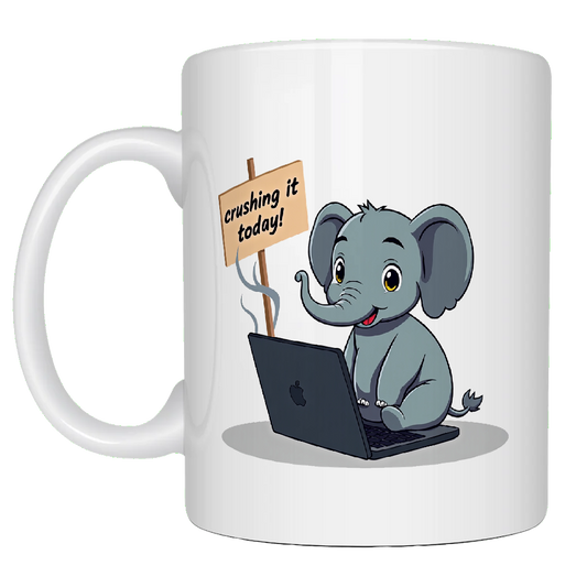 Crushing it mug