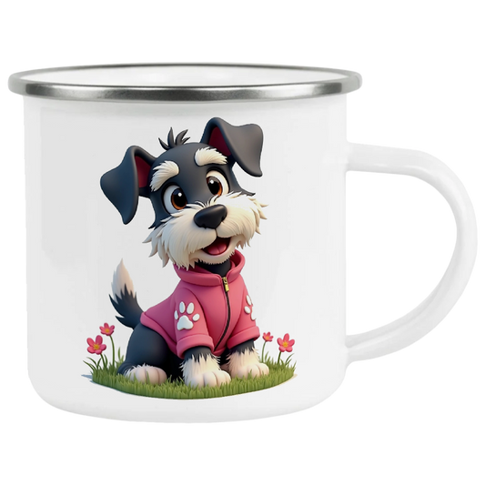 Schnauzer, The Pink Lady I, Coffee Mug, Wet Nose Charity