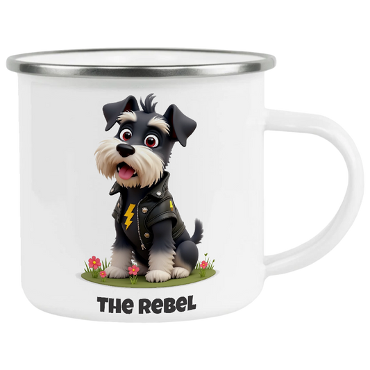 Schnauzer, The Rebel, Coffee Mug, Wet Nose Charity