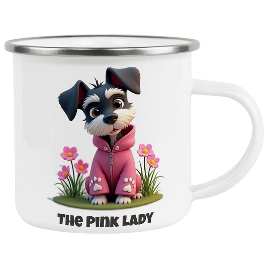 Schnauzer, The Pink Lady III, Coffee Mug, Wet Nose Charity