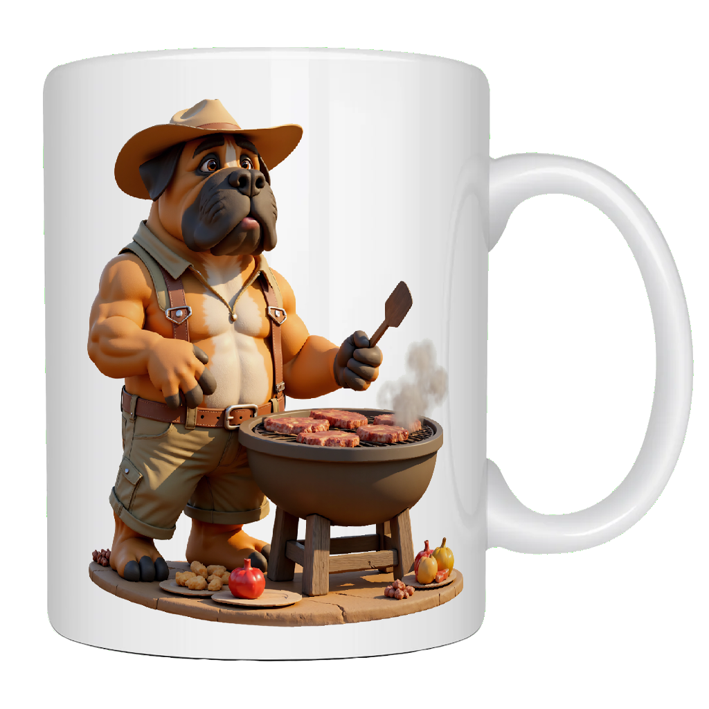 Afrikaner, boer, Ons gaan nou braai, awesome boerboel coffee mug
