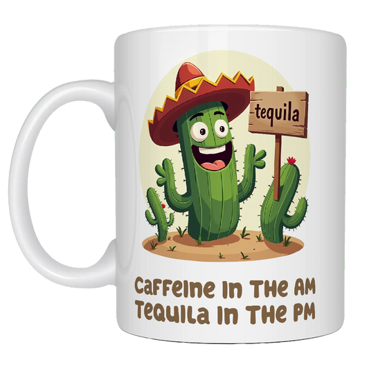 Tequila, Awesome Cactus Coffee Mug