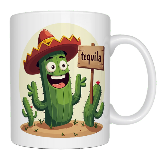 Tequila, Awesome Cactus Coffee Mug