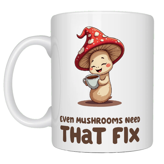 Happy Mushroom, awesome coffee mug