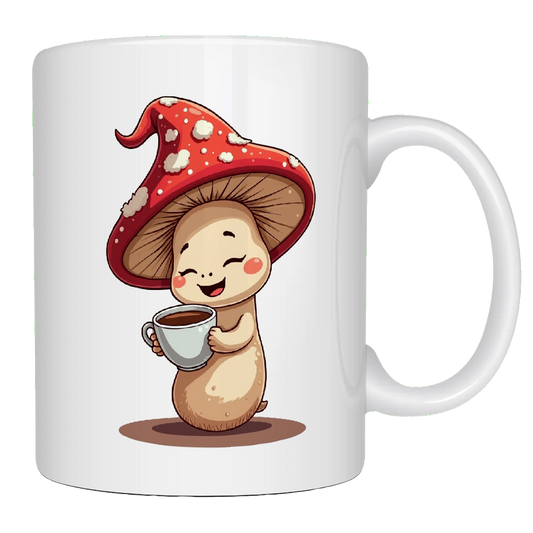 Happy Mushroom, awesome coffee mug