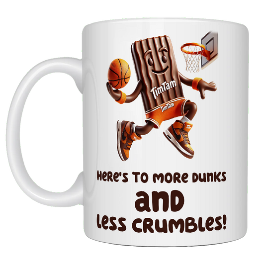 Timtam, dunker, basketball, awesome coffee mug