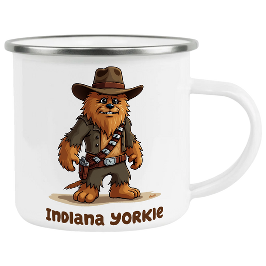 Indiana Yorkie, Treasure Hunter, Sci-Fi Coffee Mug