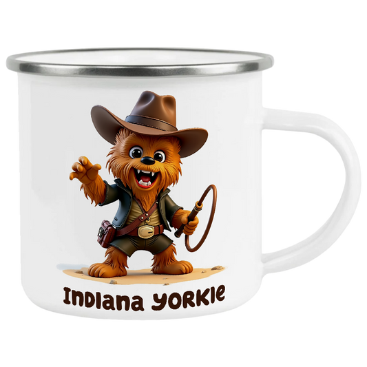 Indiana Yorkie, Treasure Hunter, Sci-Fi Coffee Mug