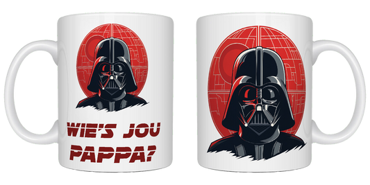 Wie's jou pappa, Red, Star Wars, Father's Day Mug