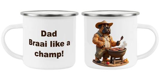 Dad, Braai like a champ, Father's Day Mug
