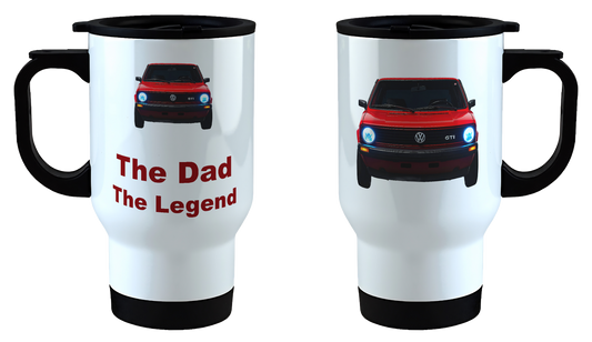 The Dad, The Legend, VW Golf GTI Mk1, Father's Day Mug