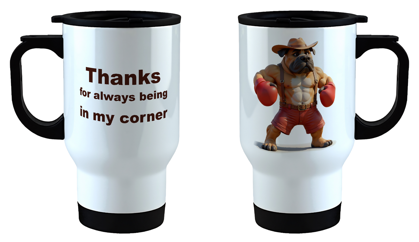 Thanks for always being in my corner, Father's Day Mug