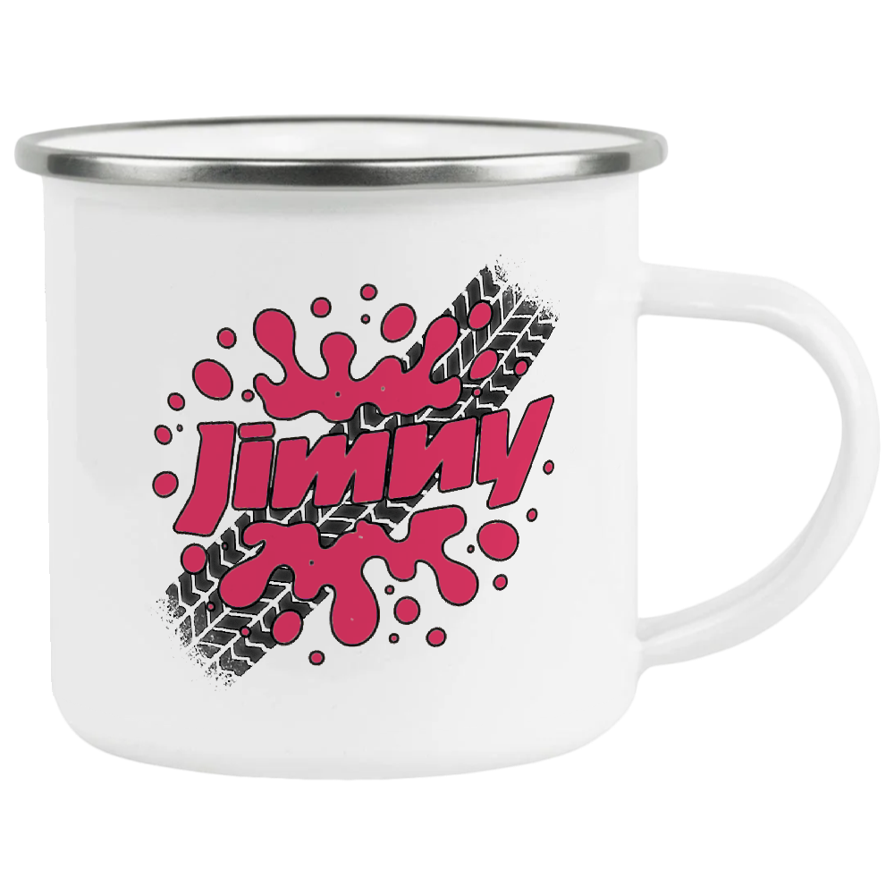 Offroad adventure, Playful Pink Suzuki Jimny edition, coffee mug