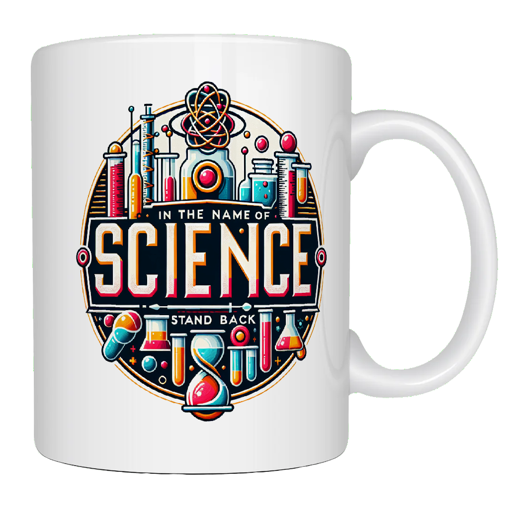 In the name of science, coffee mug
