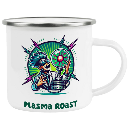 Mad Scientist, Plasma Roast, coffee mug