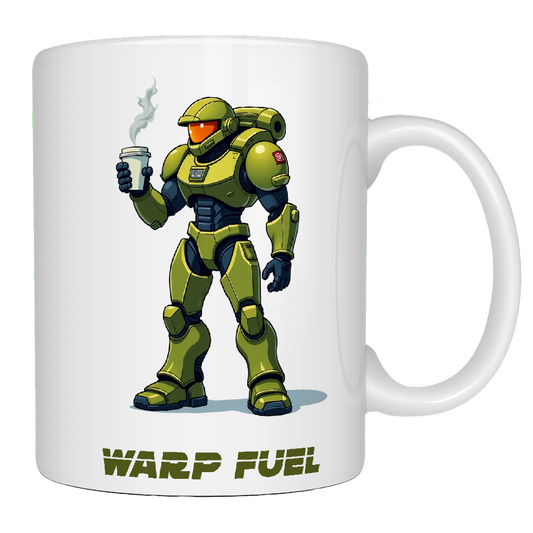 Space Marine, Green, Sci-Fi Coffee Mug
