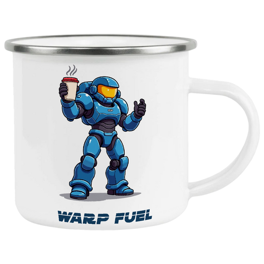 Space Marine, Blue, Sci-Fi Coffee Mug